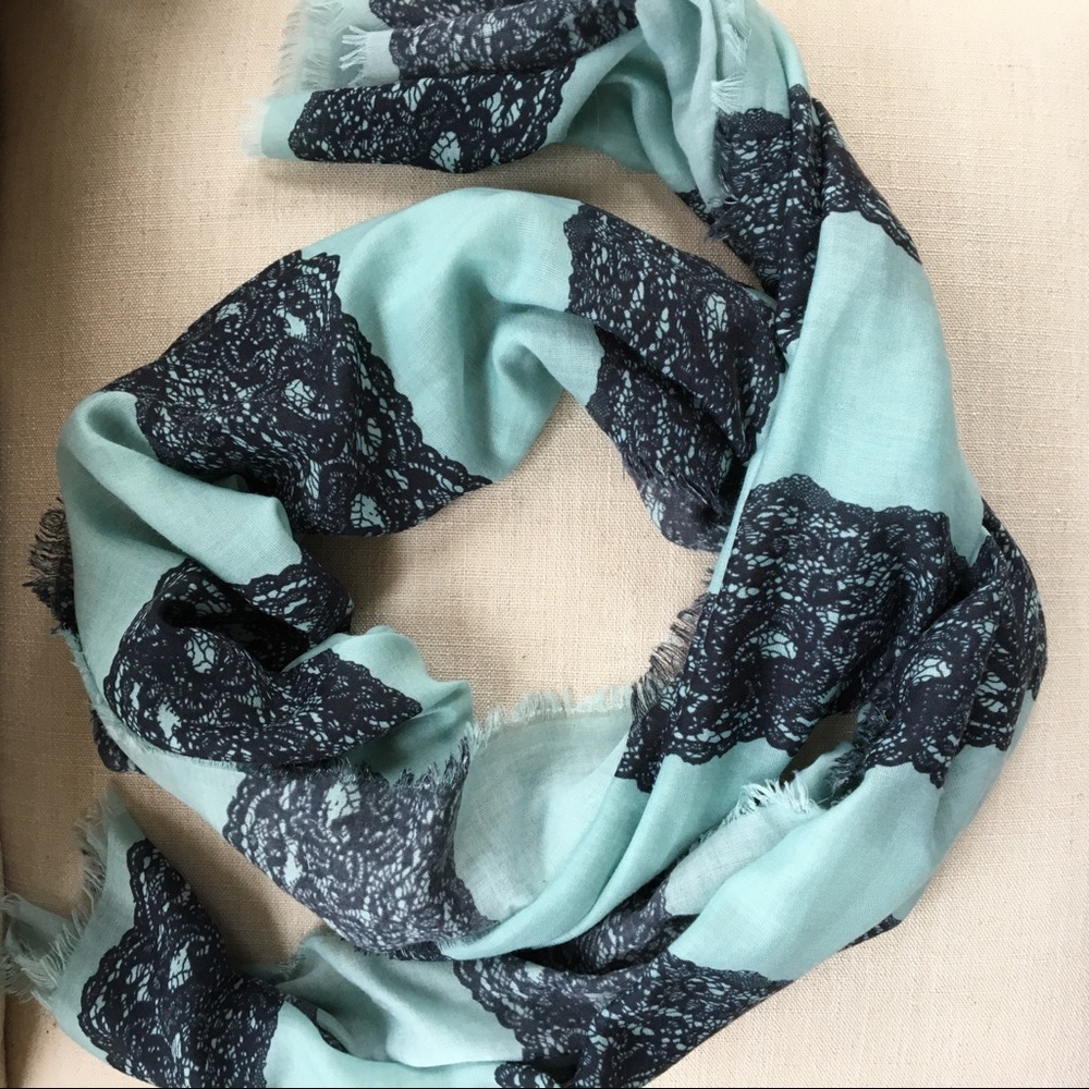 Mint Decorative Scarf
